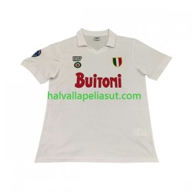 Jalkapallo Pelipaidat/Peliasut SSC Napoli 1987 Retro Vieraspaita 1988 Lyhythihainen